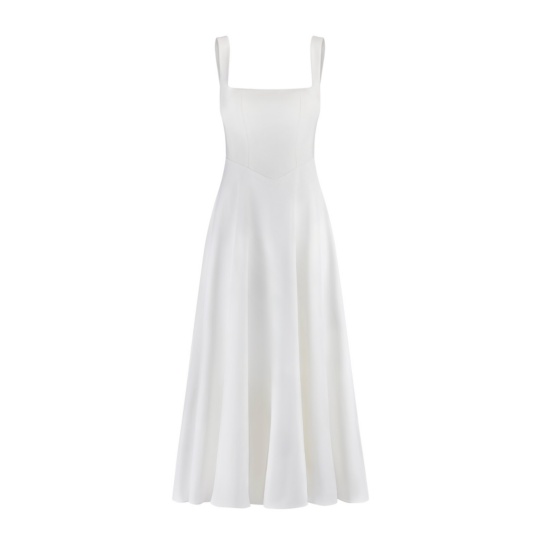 Prella White Elbise