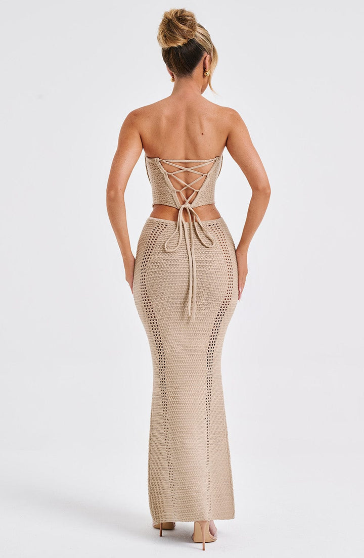 Chayenne Maxi Etek - Bej