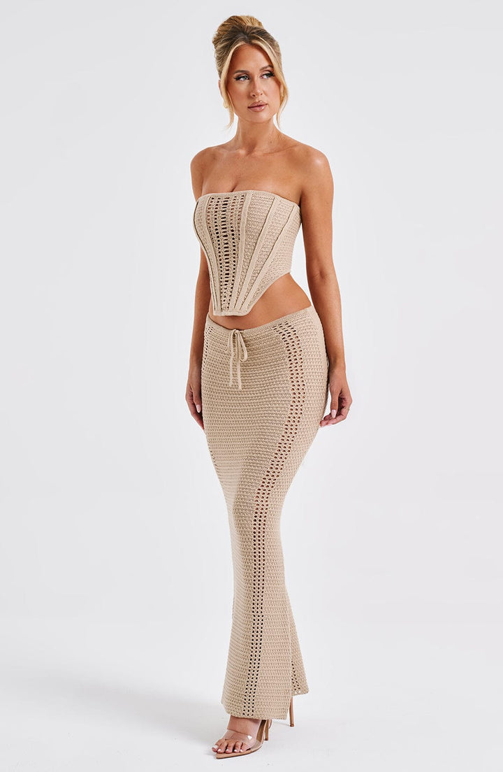 Chayenne Maxi Etek - Bej