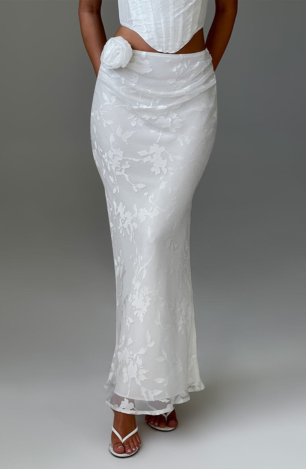 Eliza Maxi Etek - Fildişi