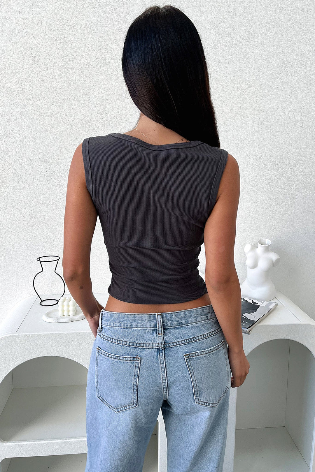 Kyana Singlet - Gri