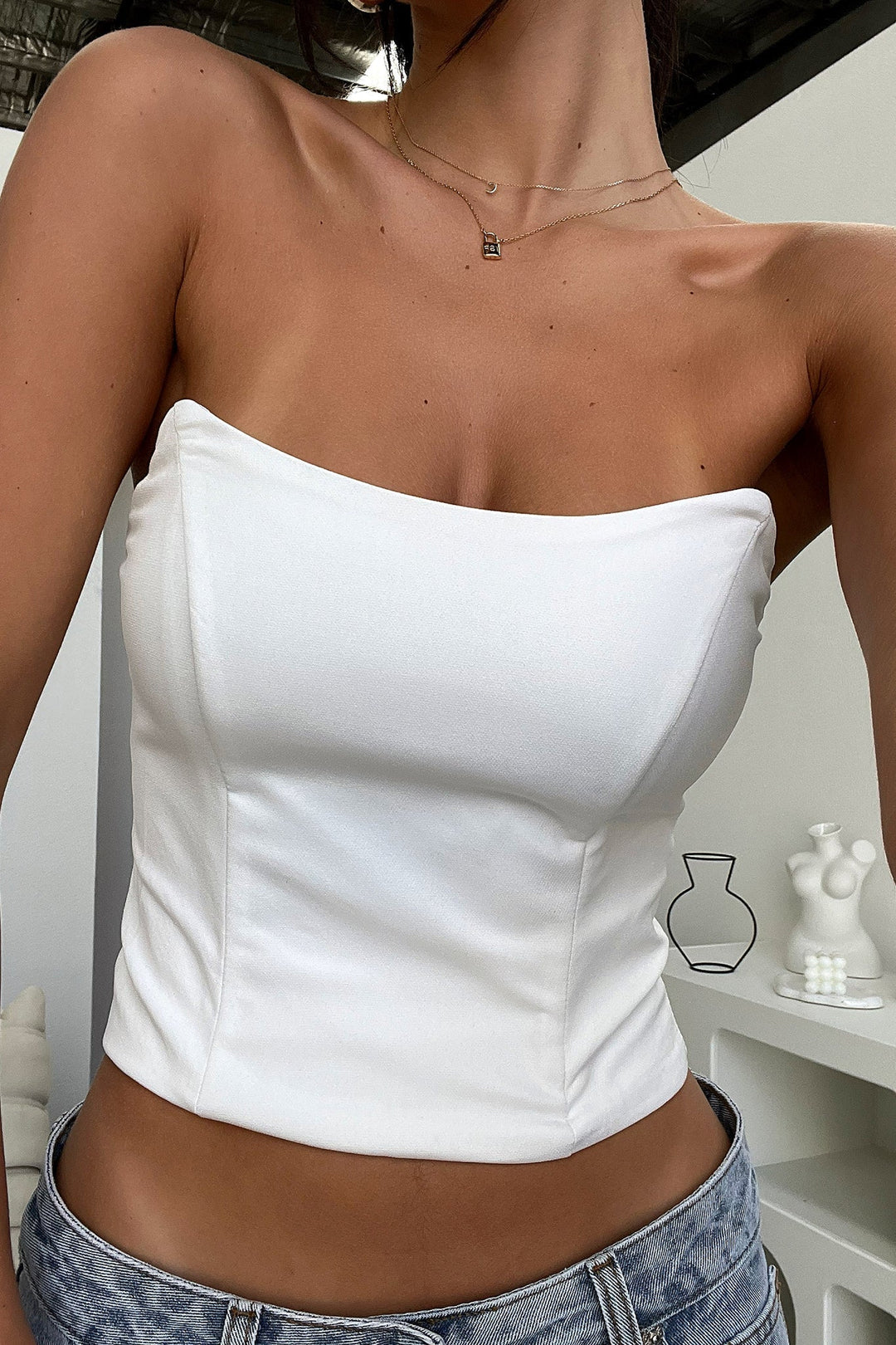 Lane Corset - Beyaz
