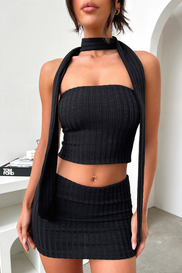 Mariana Crop - Siyah