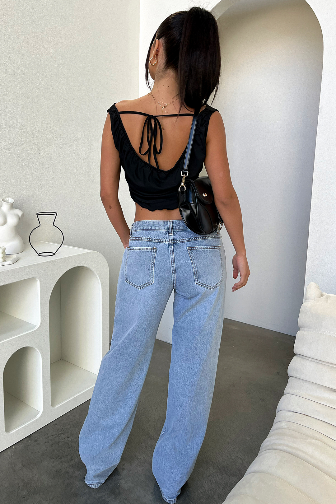 Melani Top - Siyah