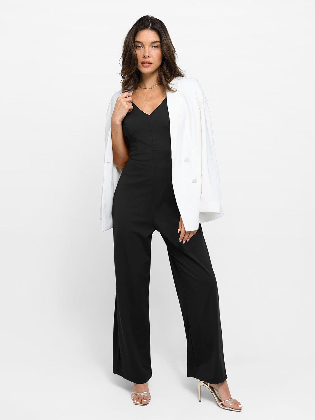 StyleEase Sırt Dekolteli Tulum