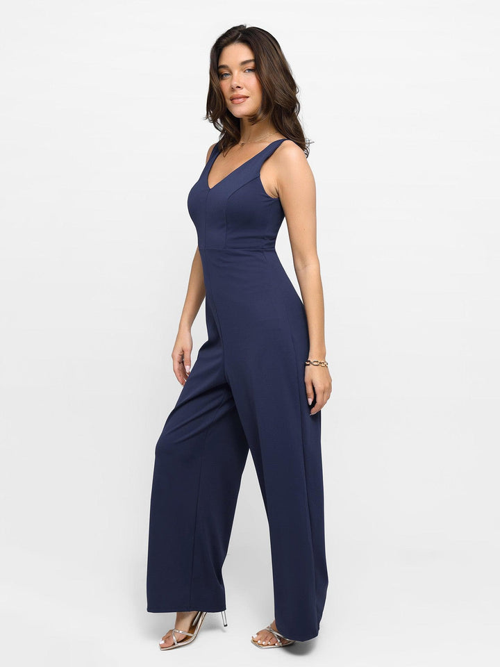 StyleEase Sırt Dekolteli Tulum