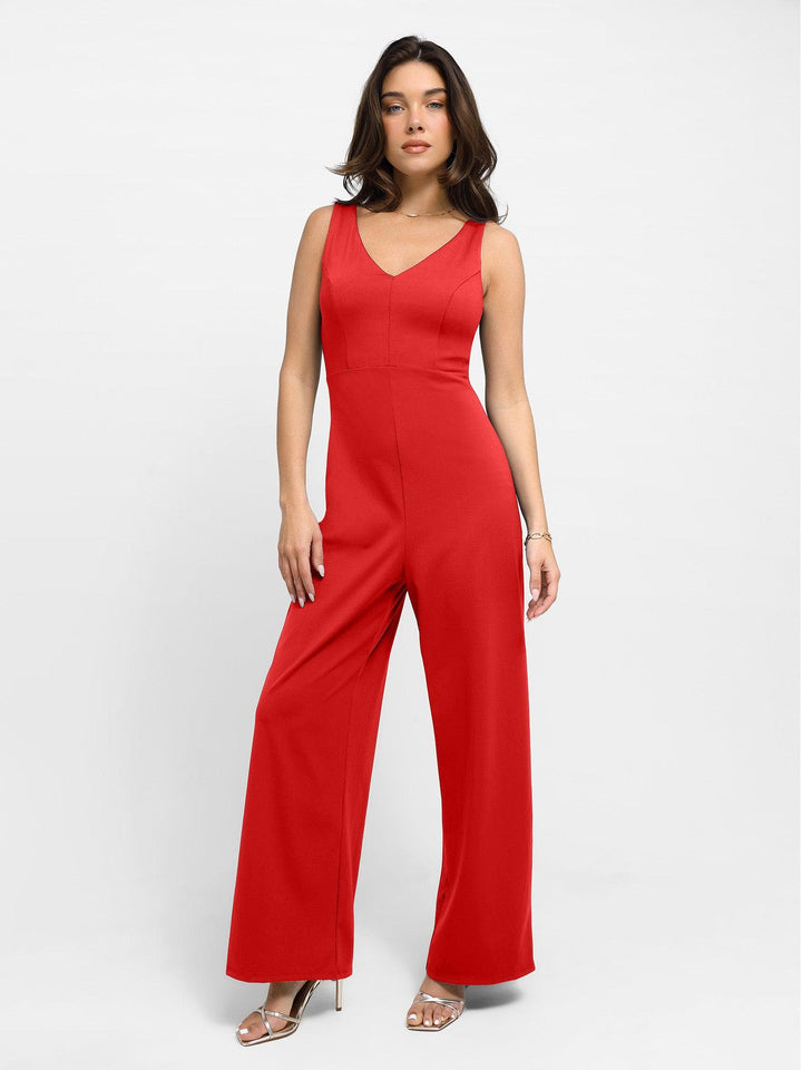 StyleEase Sırt Dekolteli Tulum