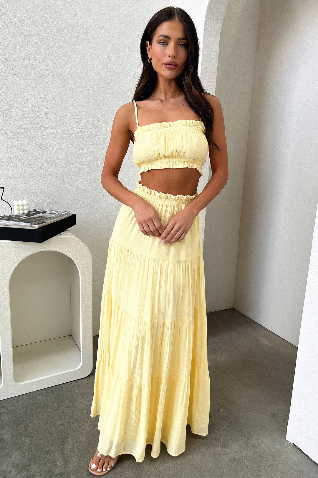 Selina Crop - Sarı