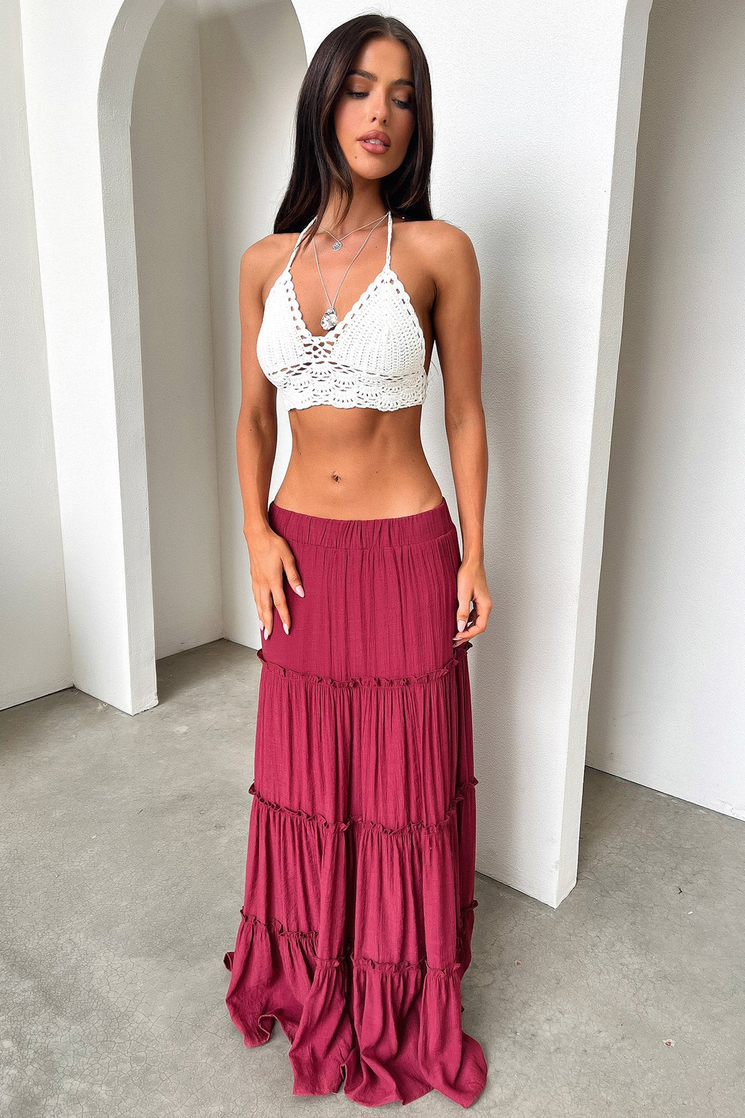 Valetta Crop - Beyaz