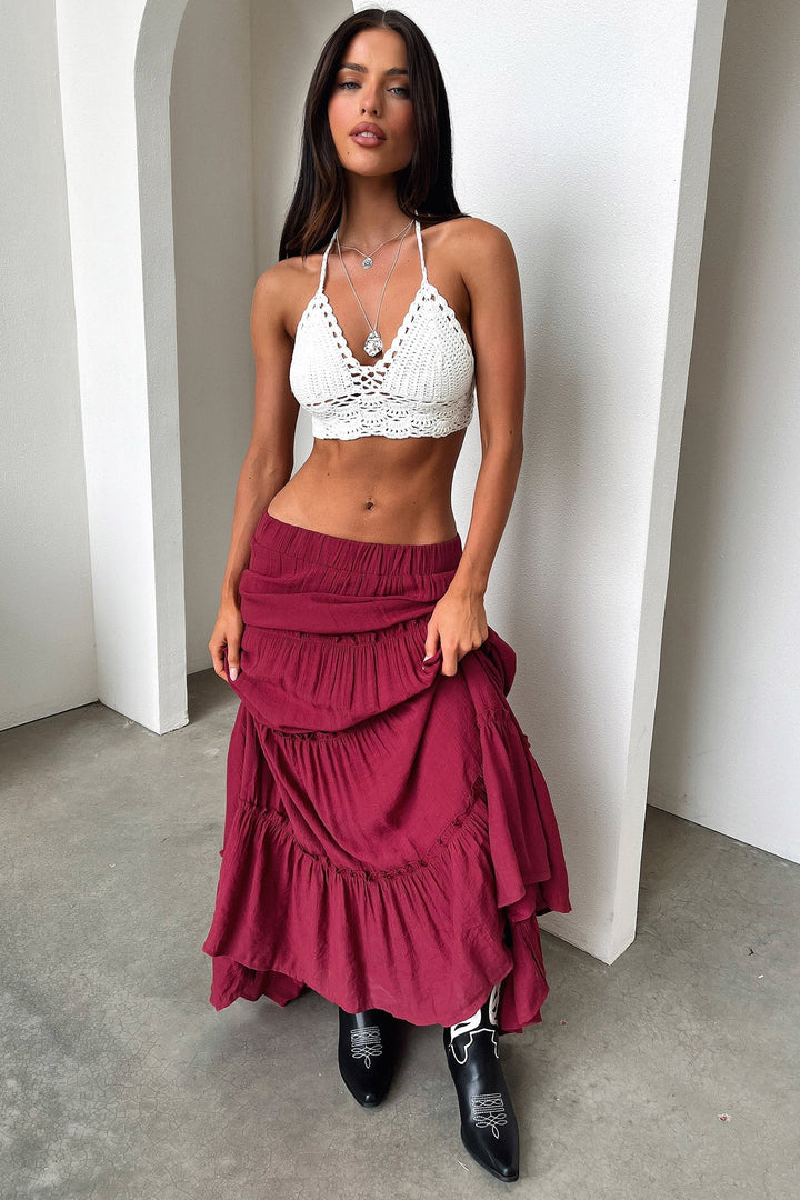 Valetta Crop - Beyaz